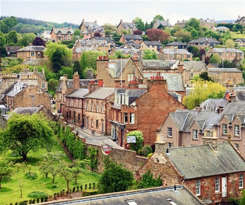 Melrose, Border Country & Edinburgh